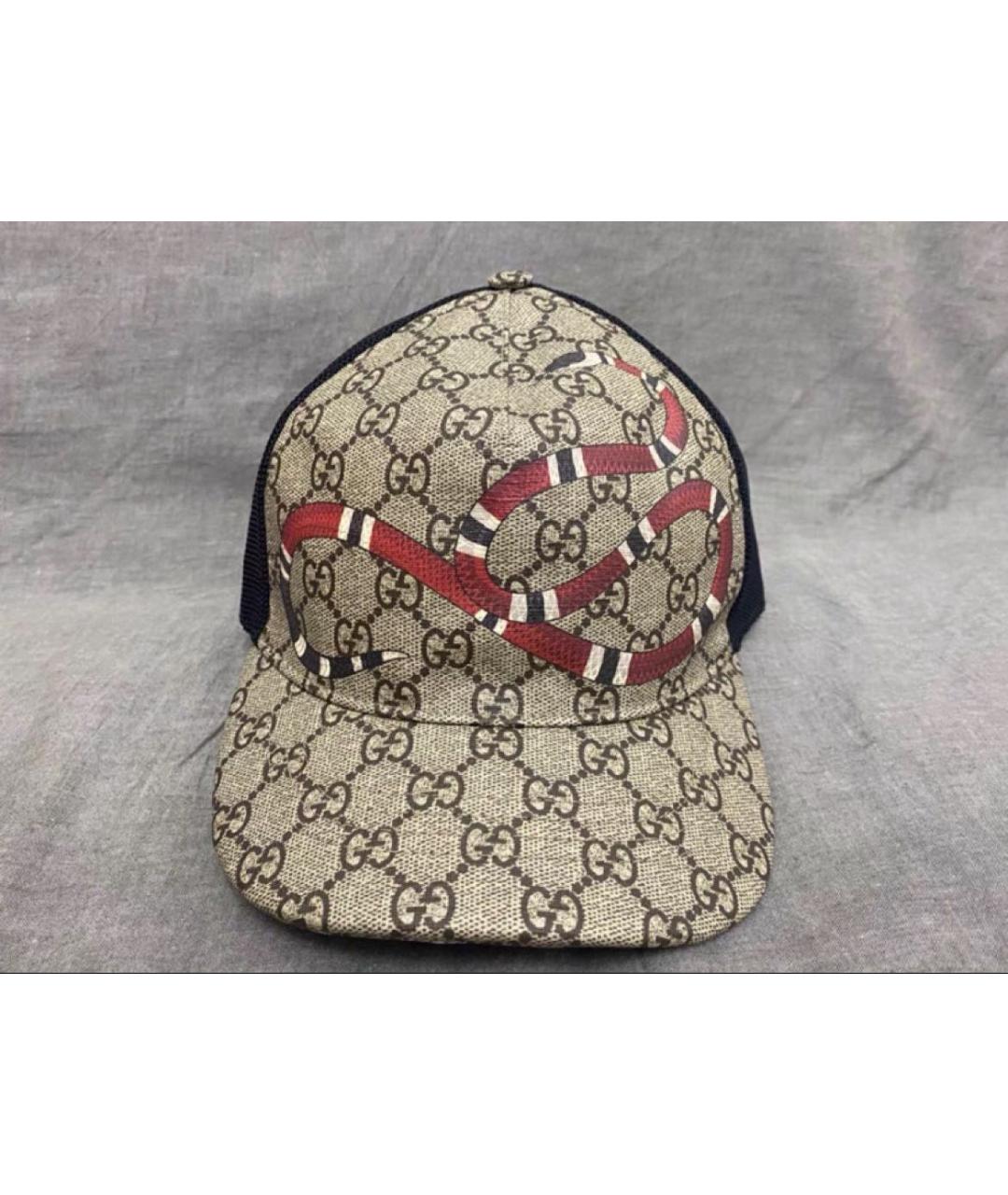 GUCCI Бежевая кепка/бейсболка, фото 3