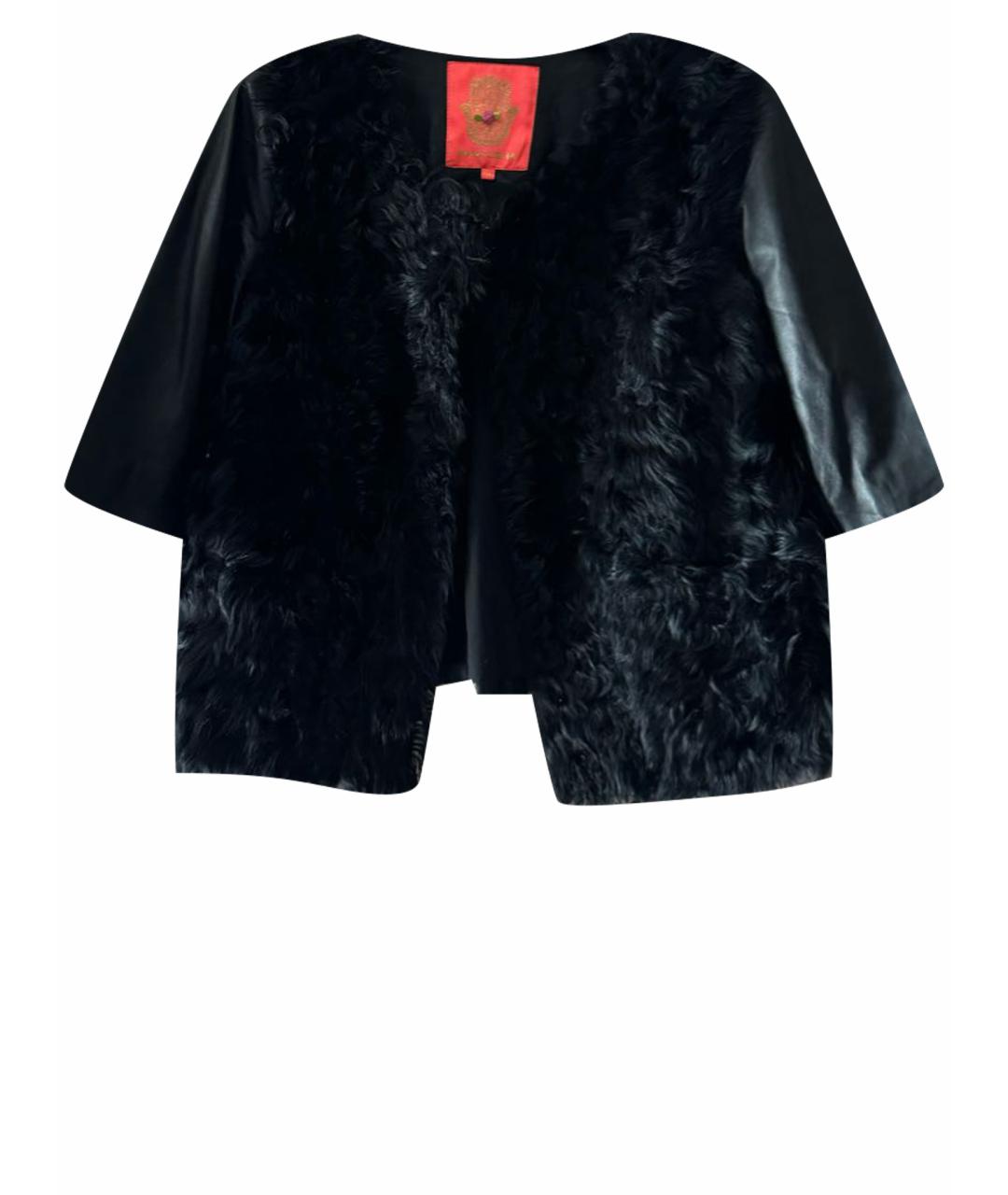MANOUSH Черный кожаный жакет/пиджак, фото 1