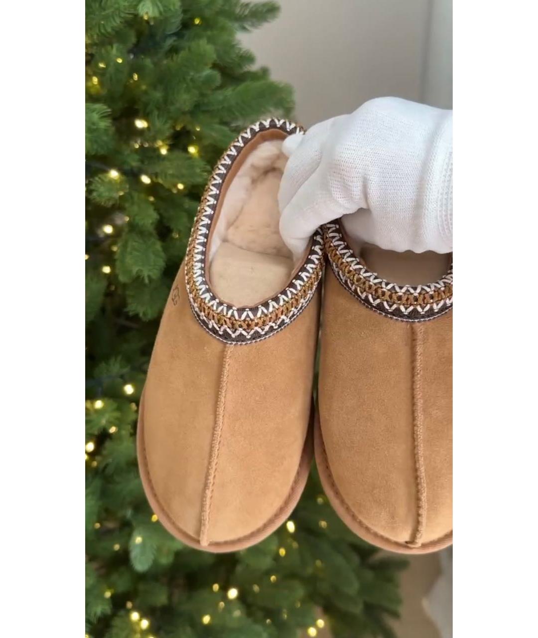 UGG AUSTRALIA Коричневые замшевые ботинки, фото 2