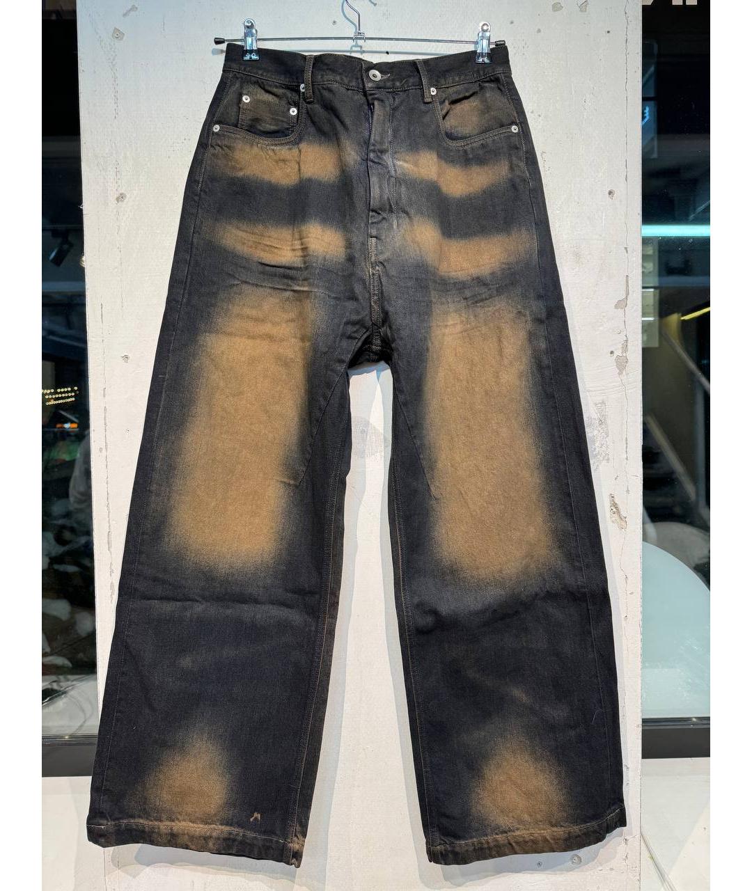 RICK OWENS DRKSHDW Черные хлопковые джинсы, фото 4