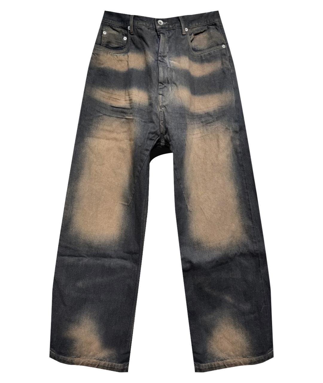 RICK OWENS DRKSHDW Черные хлопковые джинсы, фото 1