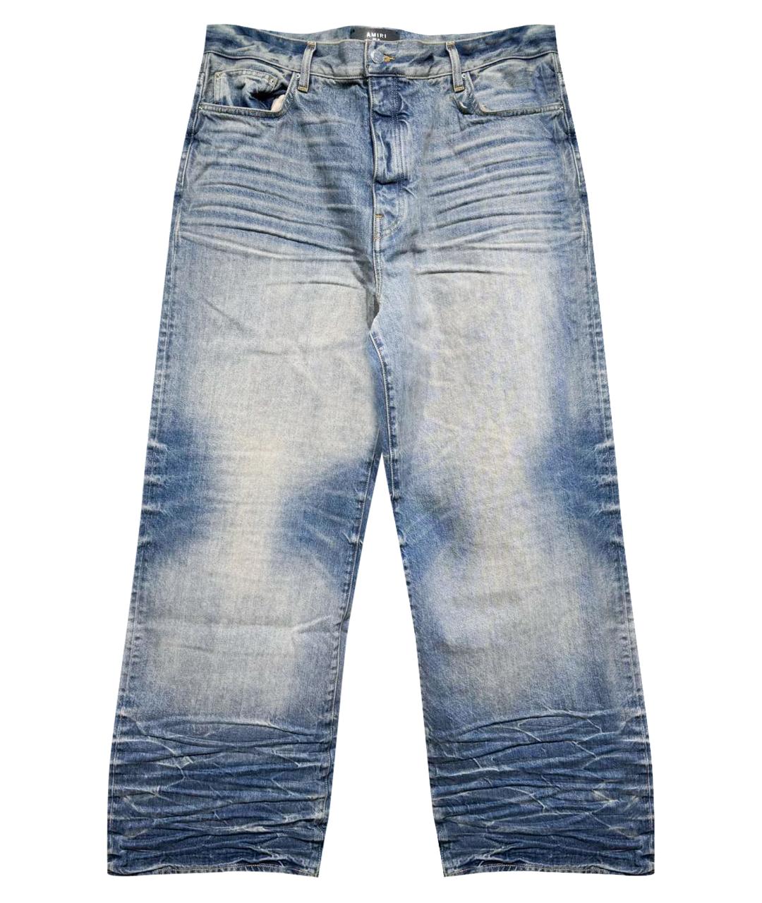 AMIRI Темно-синие хлопковые джинсы, фото 1