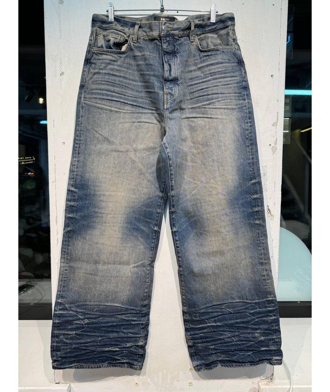 AMIRI Темно-синие хлопковые джинсы, фото 6