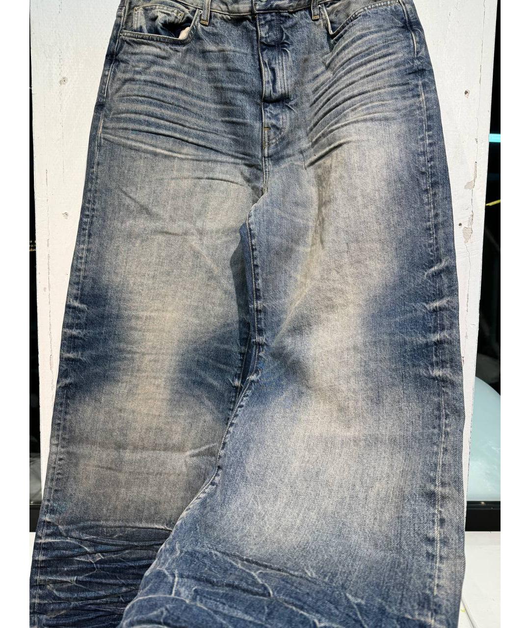 AMIRI Темно-синие хлопковые джинсы, фото 3