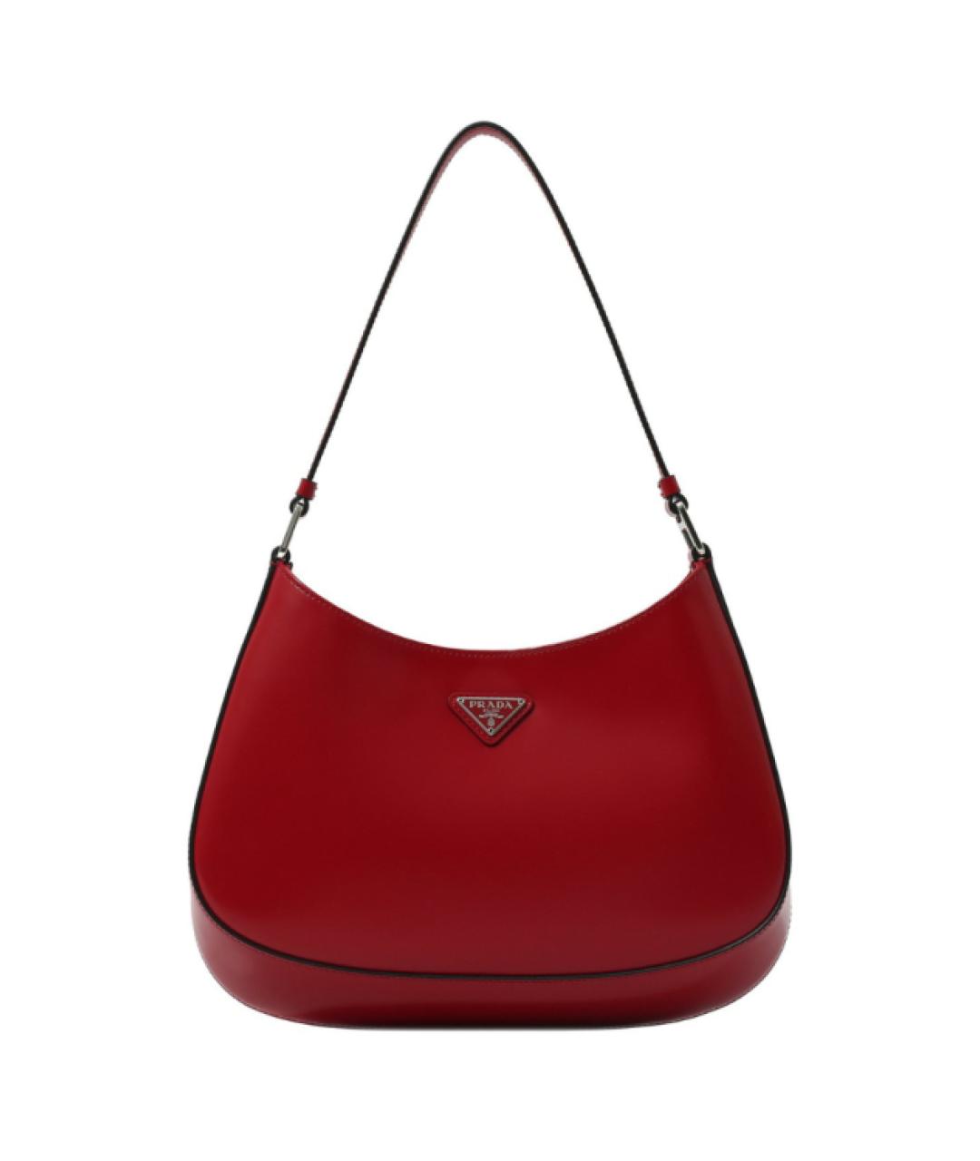 PRADA Красная сумка с короткими ручками из лакированной кожи, фото 1