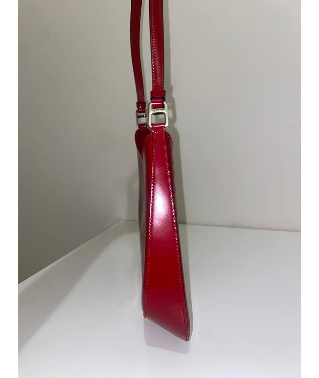 PRADA Красная сумка с короткими ручками из лакированной кожи, фото 3