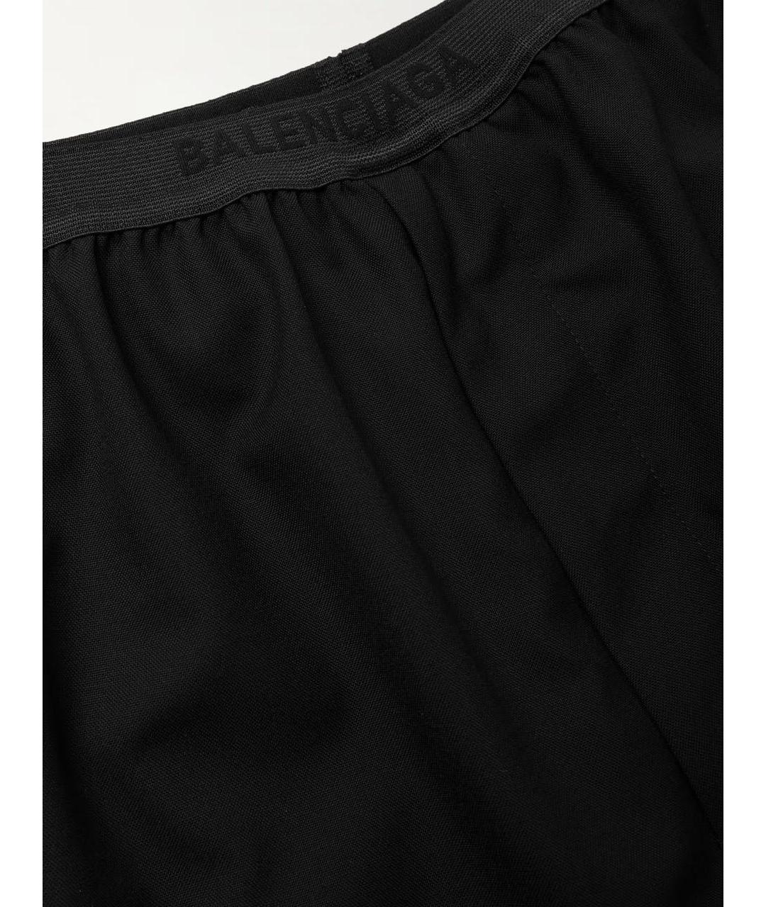 BALENCIAGA Черные шерстяные брюки широкие, фото 2