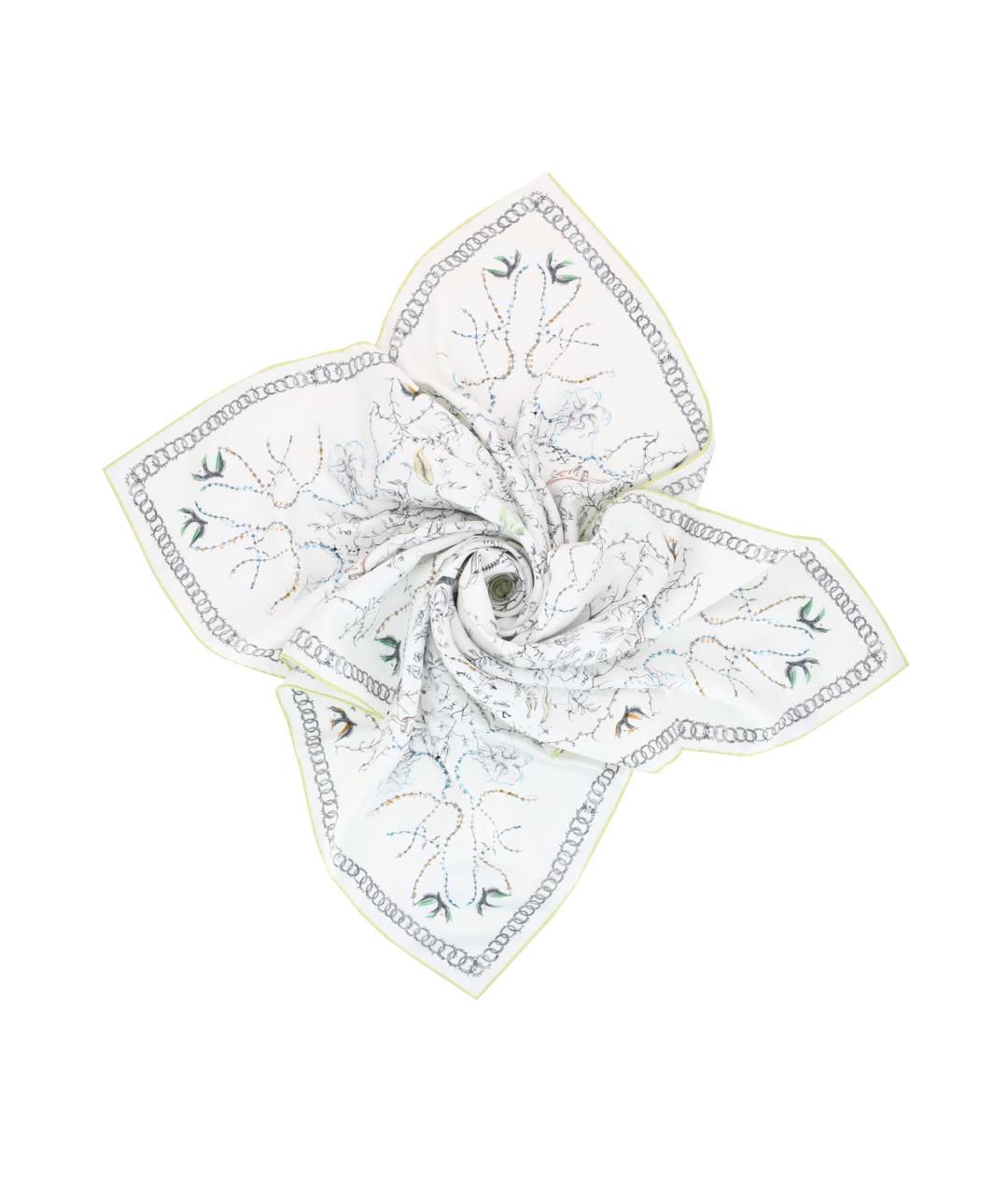 FABIANA FILIPPI Белый шелковый платок, фото 1