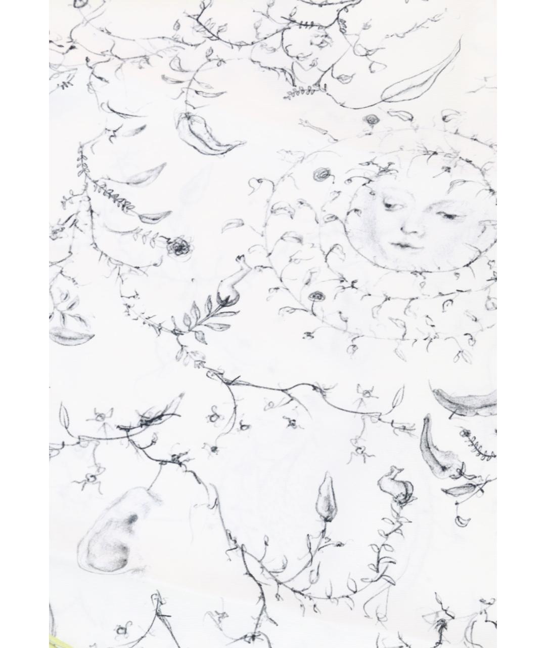FABIANA FILIPPI Белый шелковый платок, фото 3