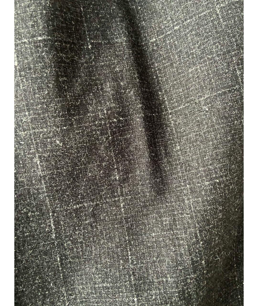 LES COPAINS Серые шерстяные прямые брюки, фото 4