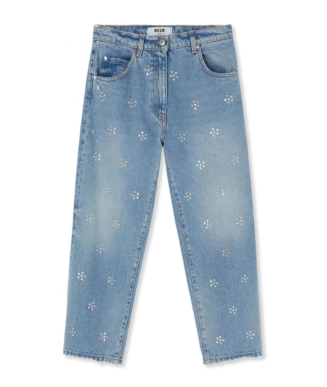 MSGM Голубые прямые джинсы, фото 1
