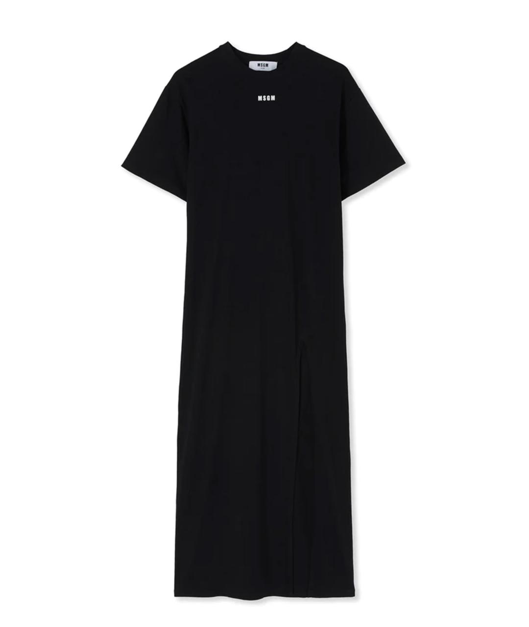 MSGM Черное платье, фото 1