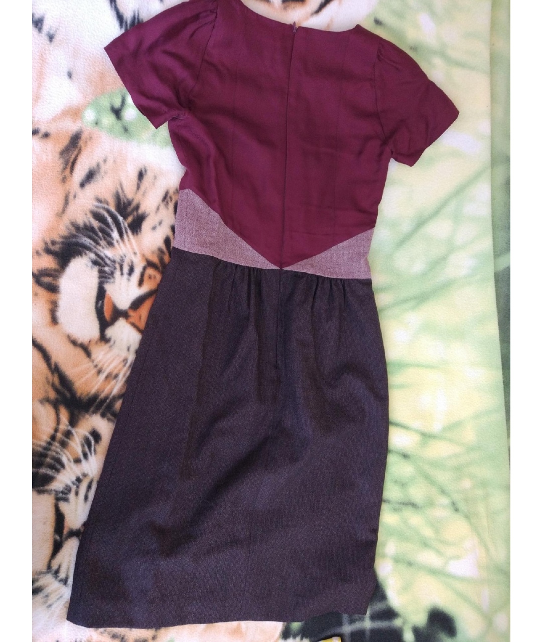 ETRO Фиолетовое шелковое повседневное платье, фото 3