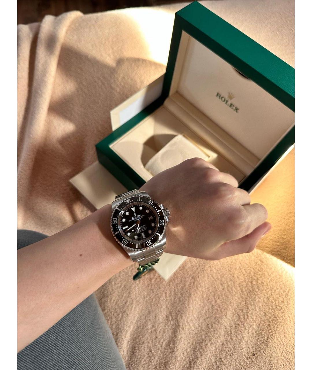 ROLEX Серебряные часы, фото 6