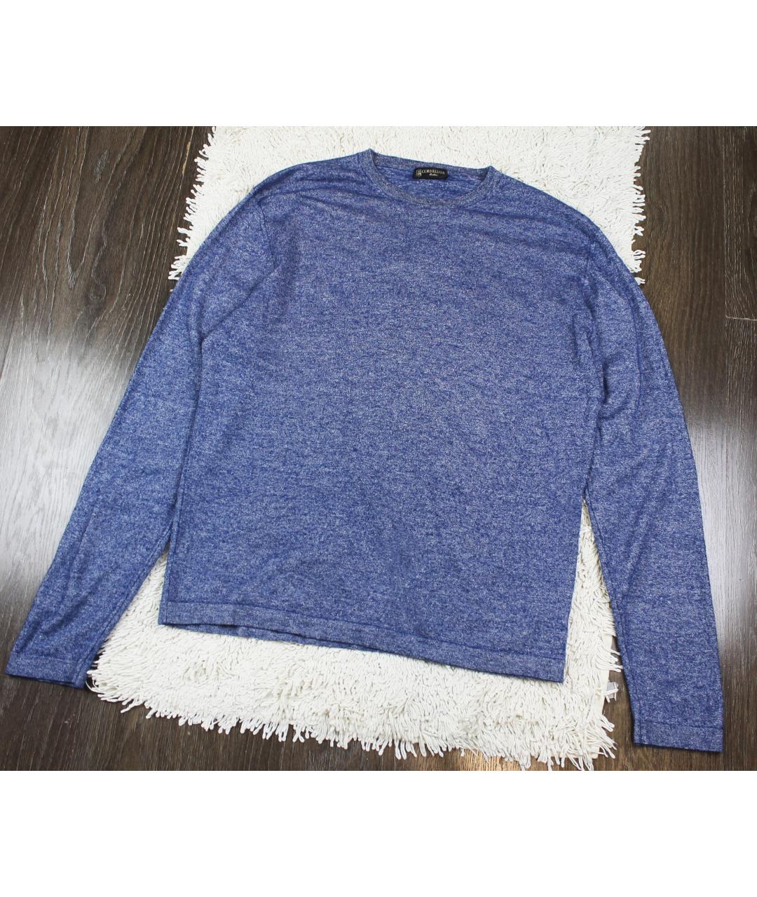 CORNELIANI Синий кашемировый джемпер / свитер, фото 3