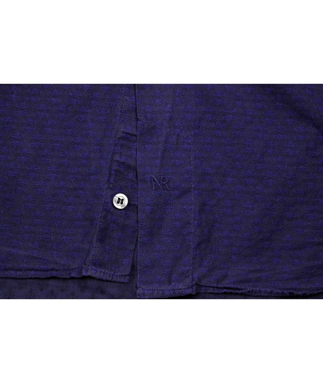 NINA RICCI Фиолетовая хлопковая кэжуал рубашка, фото 3