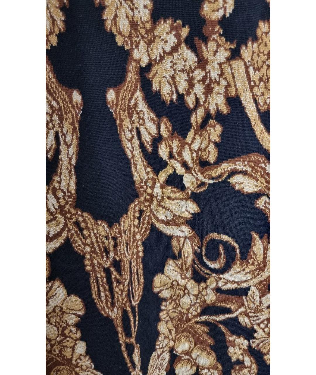 ALEXANDER MCQUEEN Мульти шерстяное повседневное платье, фото 4