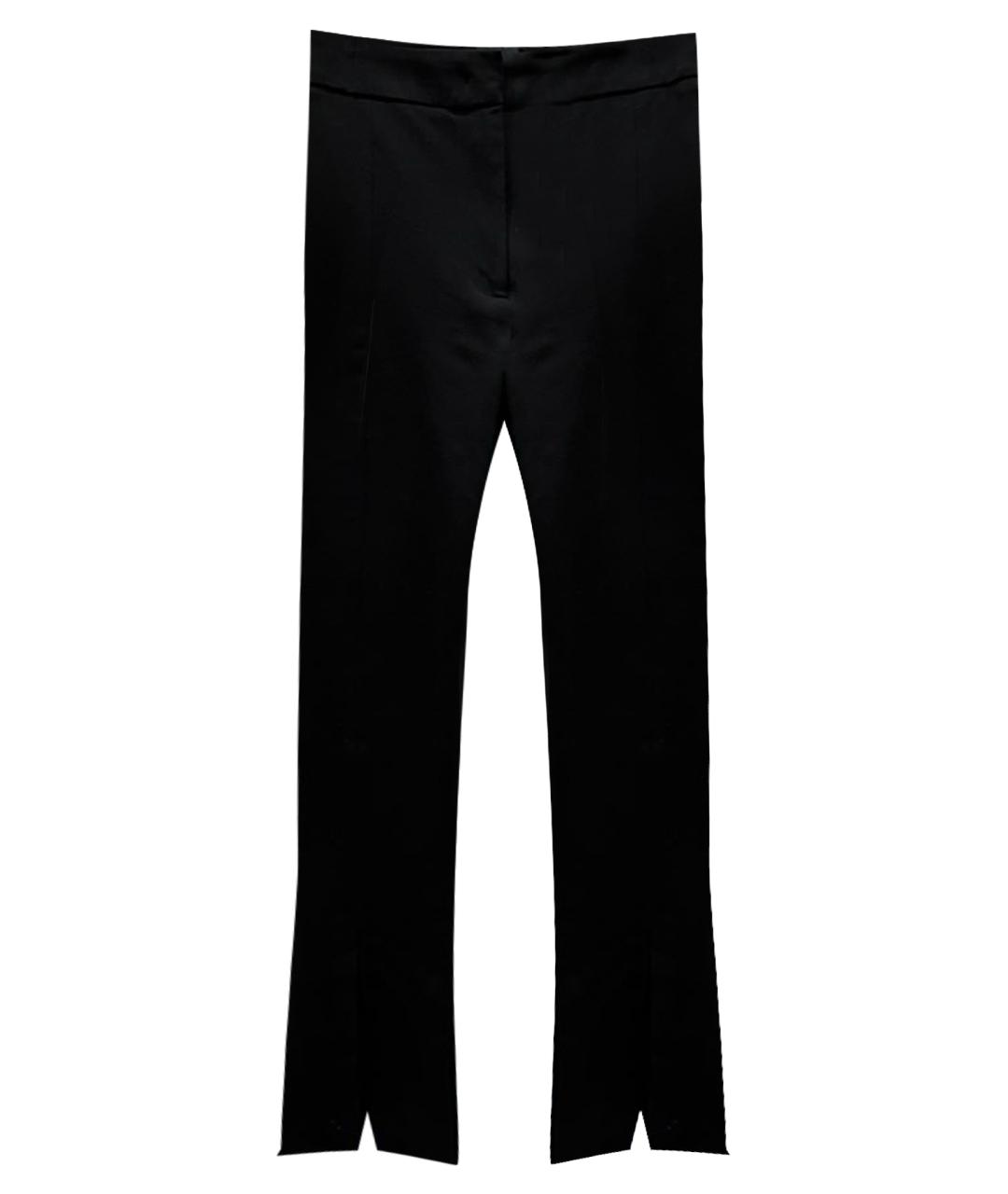 PINKO Черные вискозные прямые брюки, фото 6
