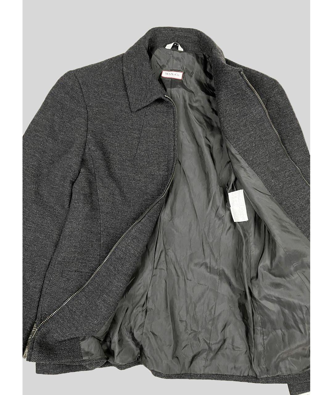 MAX&CO Антрацитовая шерстяная куртка, фото 3