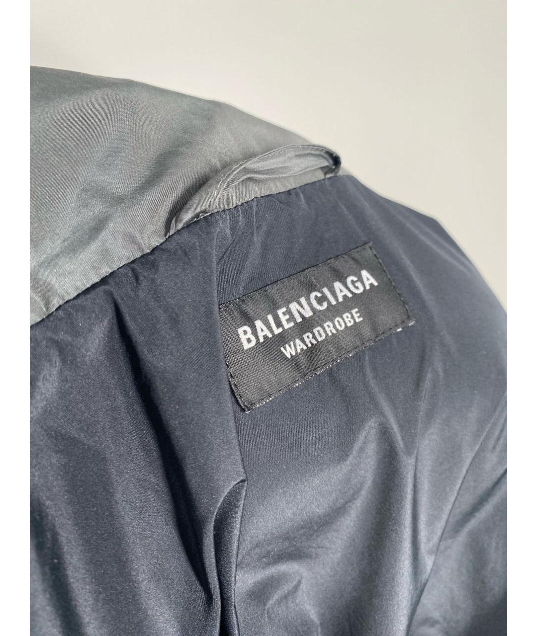 BALENCIAGA Антрацитовая куртка, фото 7