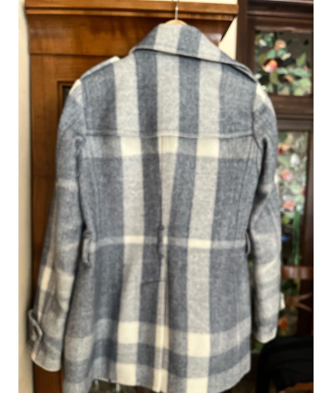 BURBERRY Мульти шерстяное пальто, фото 3