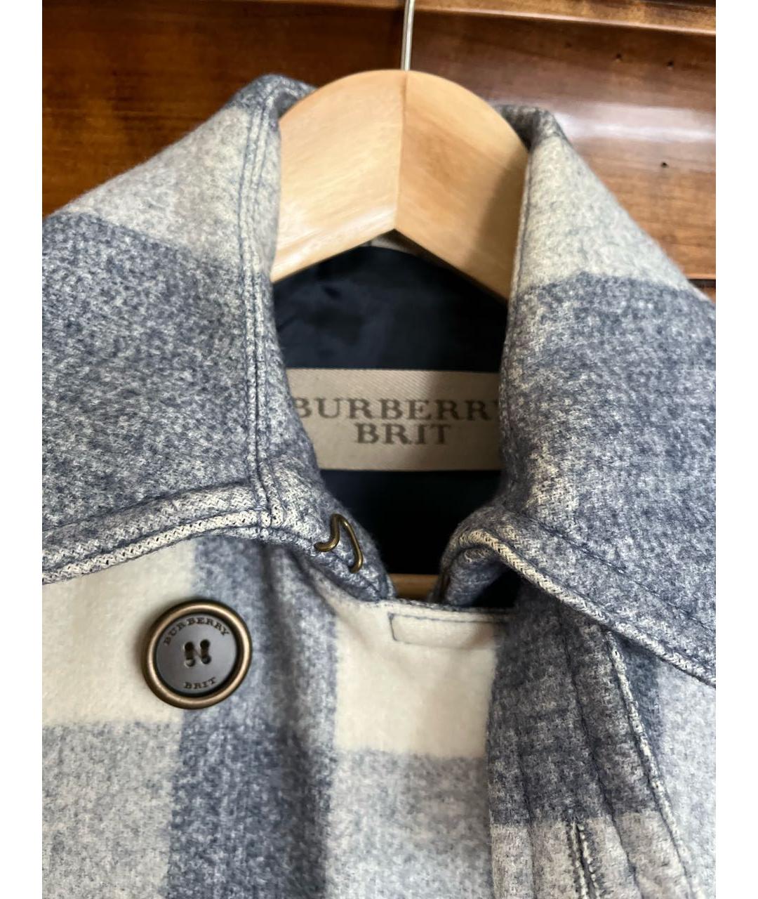 BURBERRY Мульти шерстяное пальто, фото 2