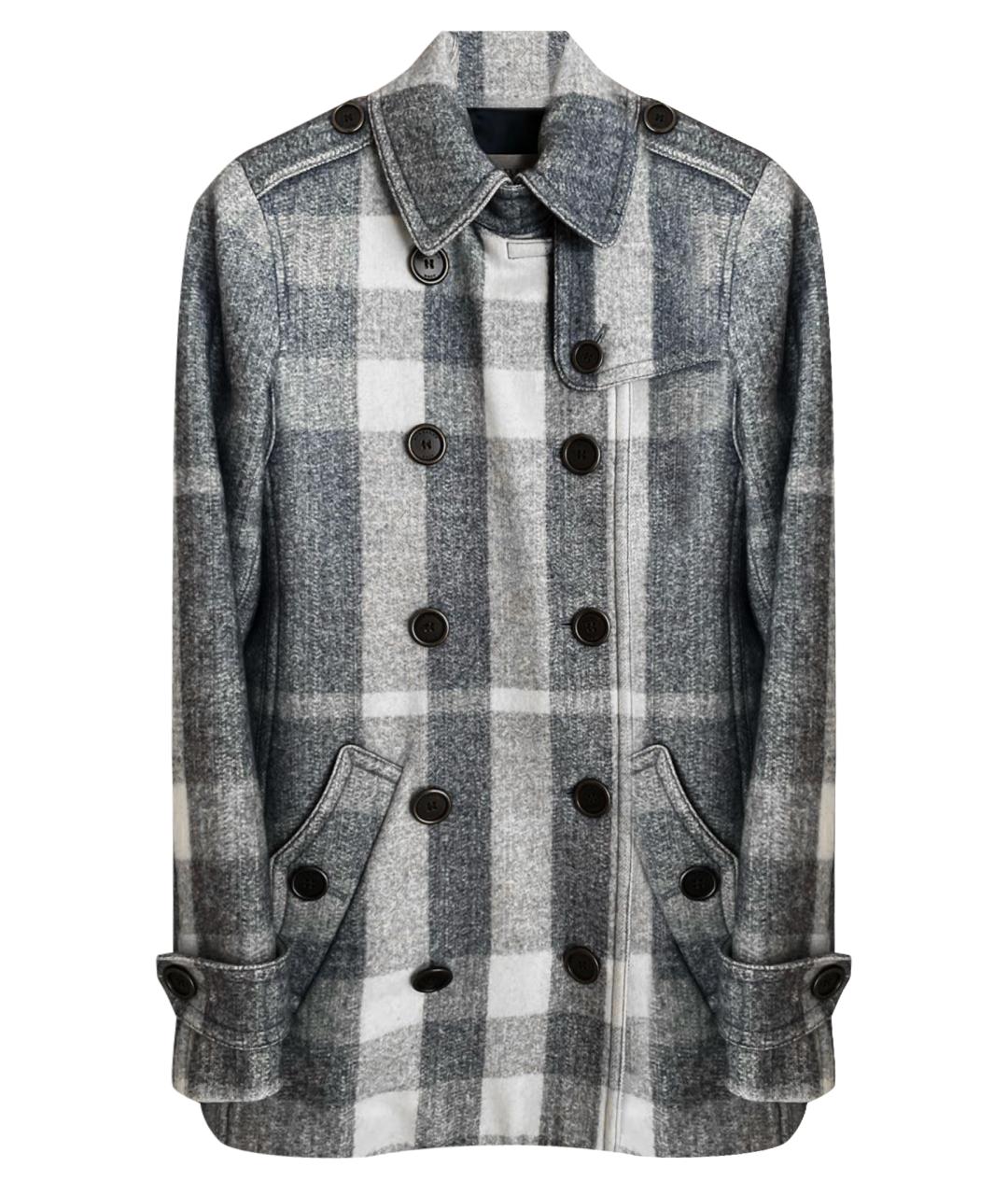 BURBERRY Мульти шерстяное пальто, фото 1