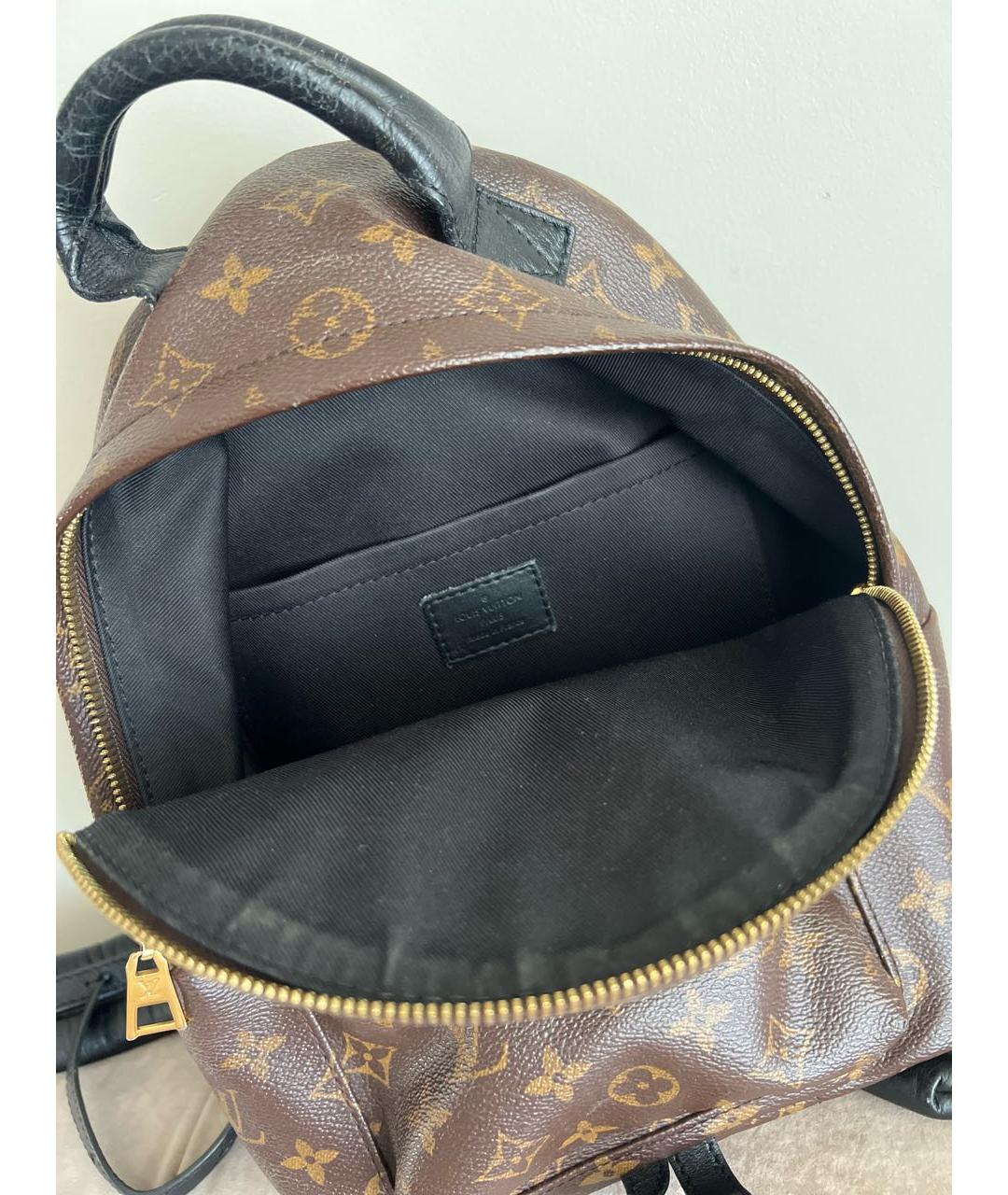 LOUIS VUITTON PRE-OWNED Коричневый рюкзак, фото 4