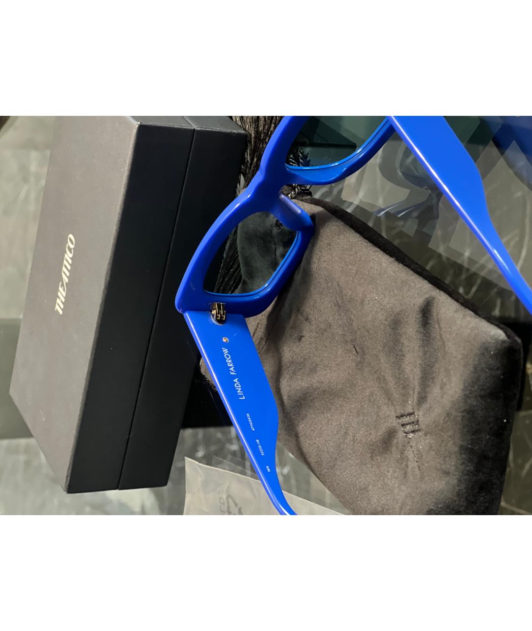 THE ATTICO Синие пластиковые солнцезащитные очки, фото 3