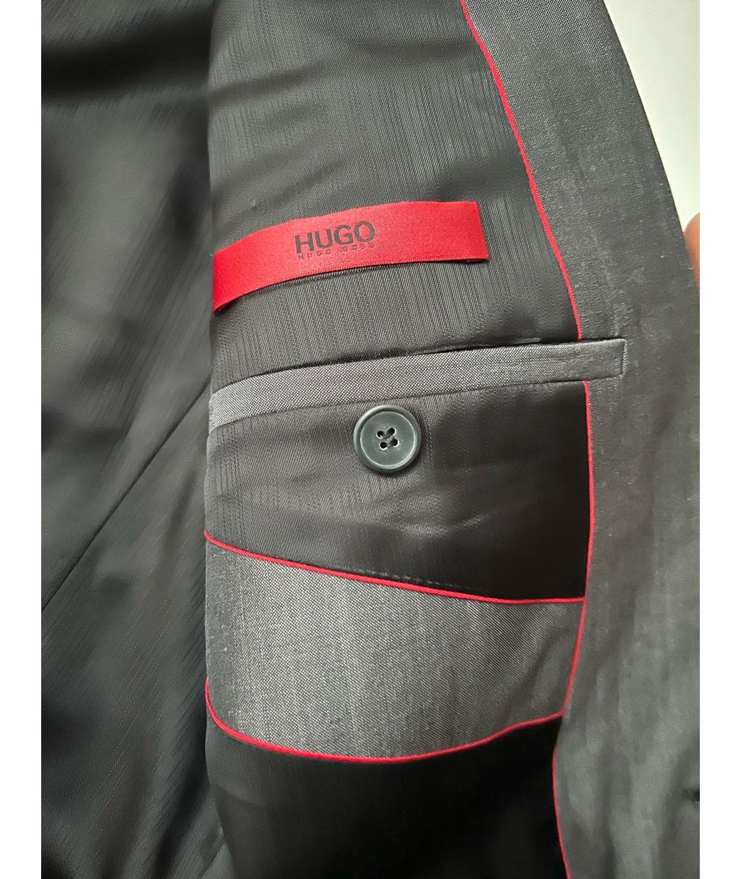 HUGO BOSS Серебрянный классический костюм, фото 5