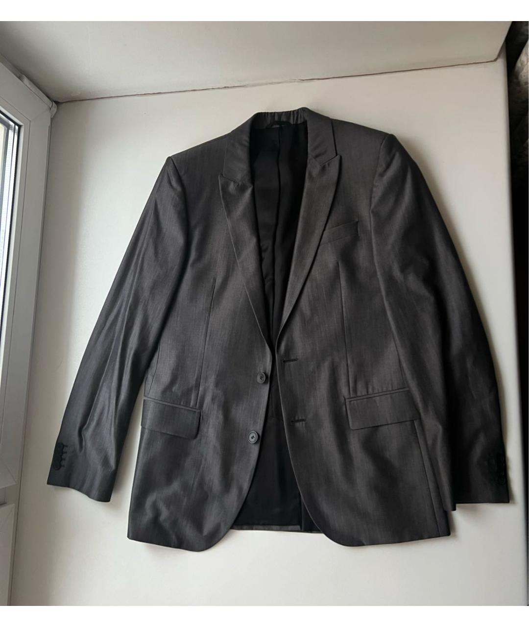 HUGO BOSS Серебрянный классический костюм, фото 7