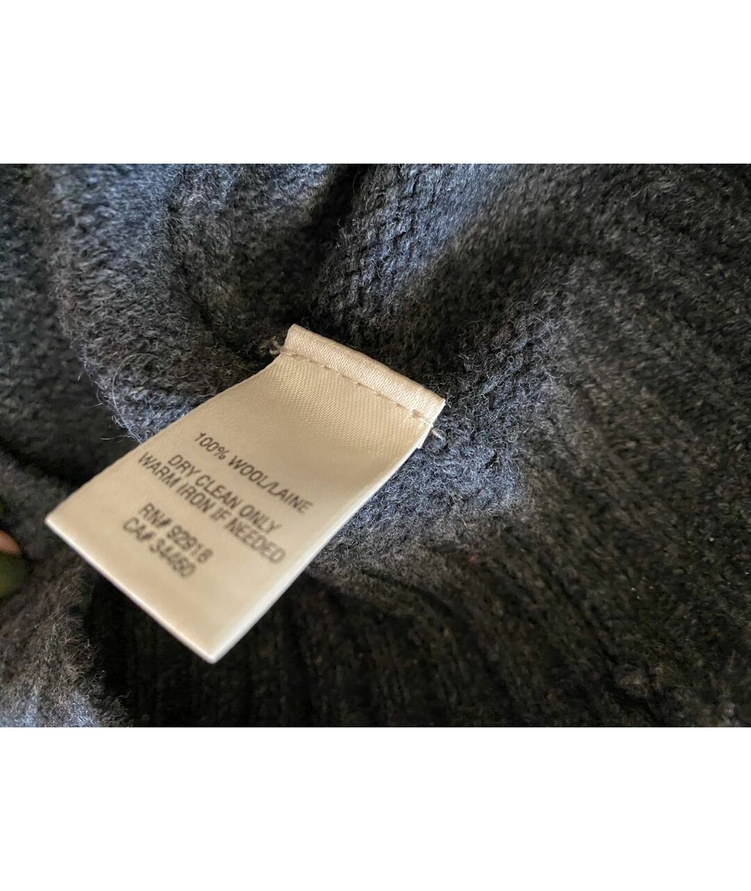 JUICY COUTURE Серый шерстяной джемпер / свитер, фото 3