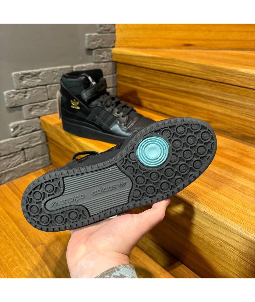 ADIDAS Черные кеды, фото 4