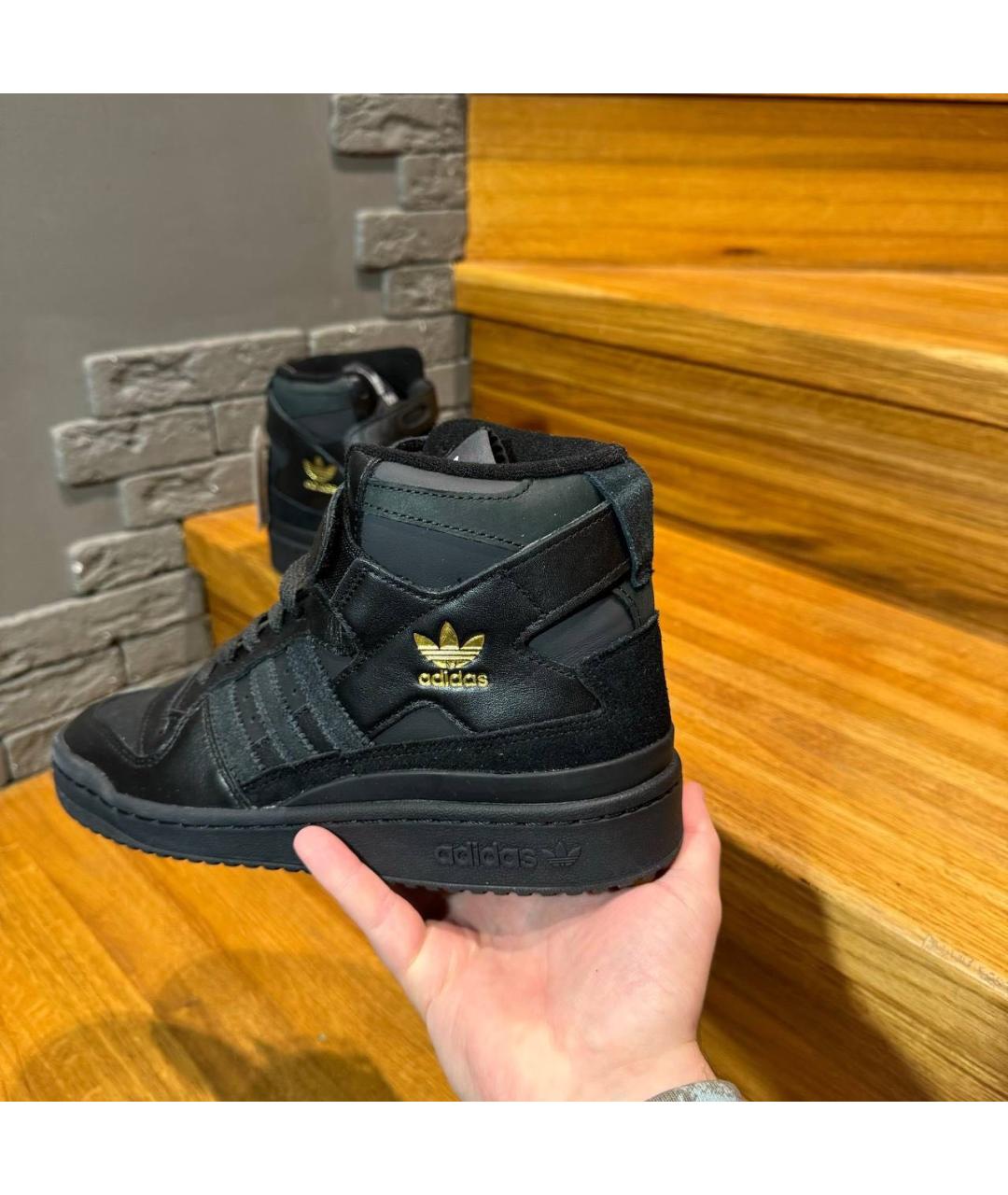ADIDAS Черные кеды, фото 3