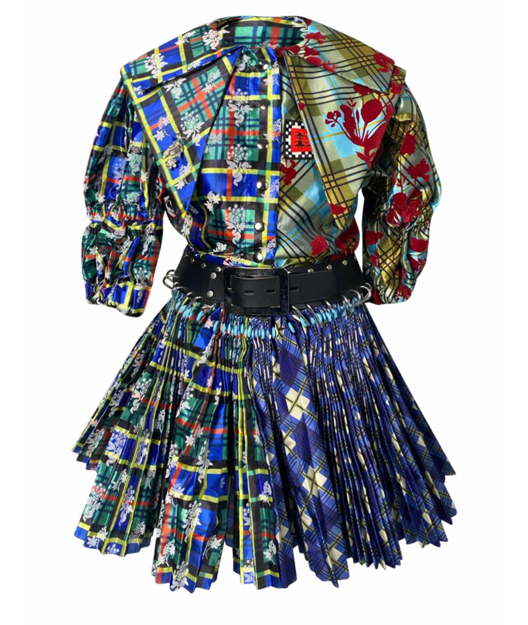 Chopova Lowena Мульти полиэстеровое коктейльное платье, фото 1