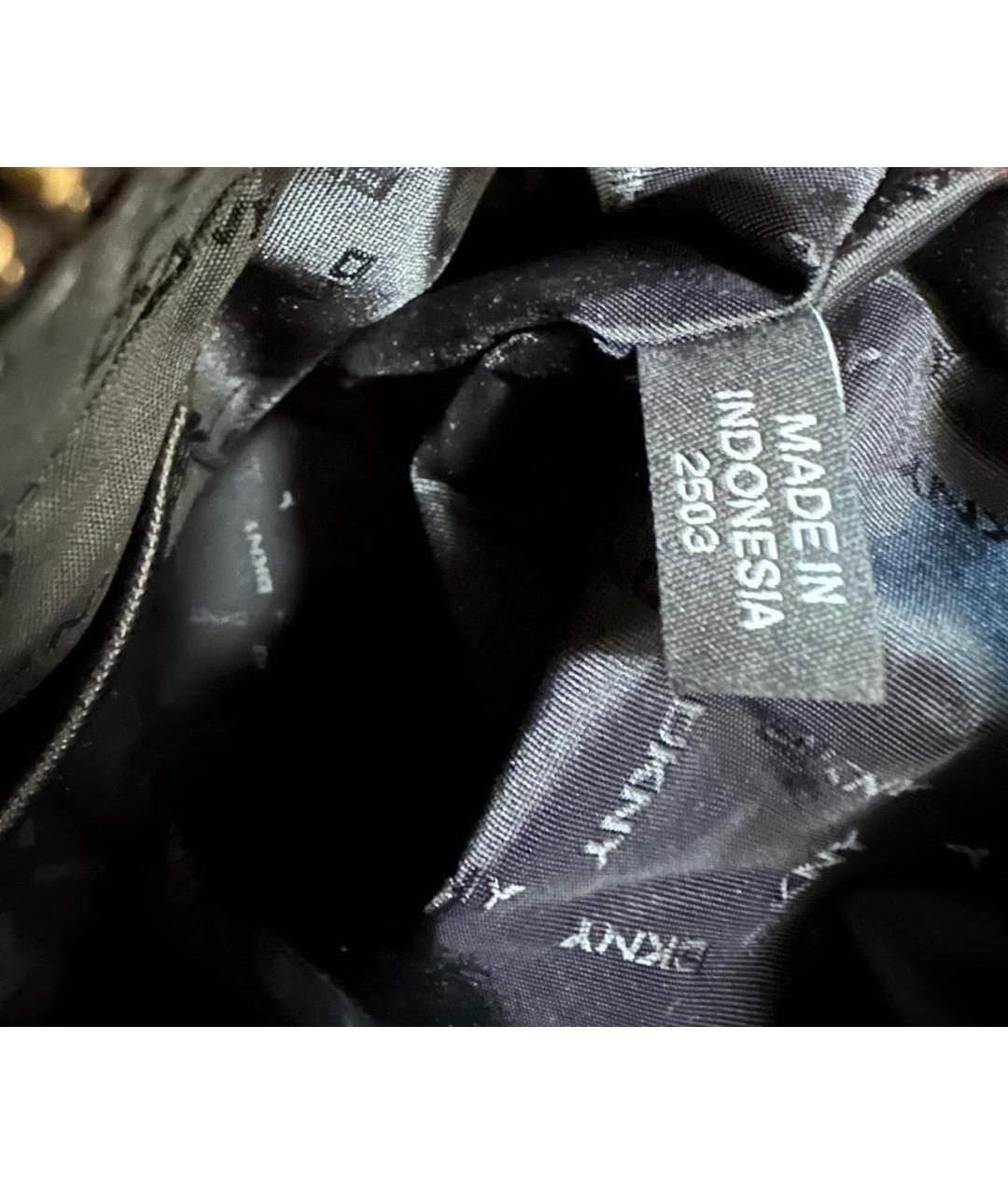 DKNY Серая кожаная сумка через плечо, фото 6