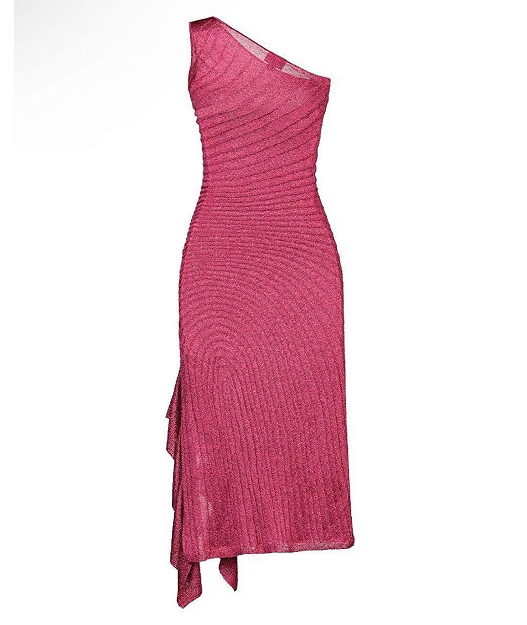 JUST CAVALLI Бордовое вискозное вечернее платье, фото 2