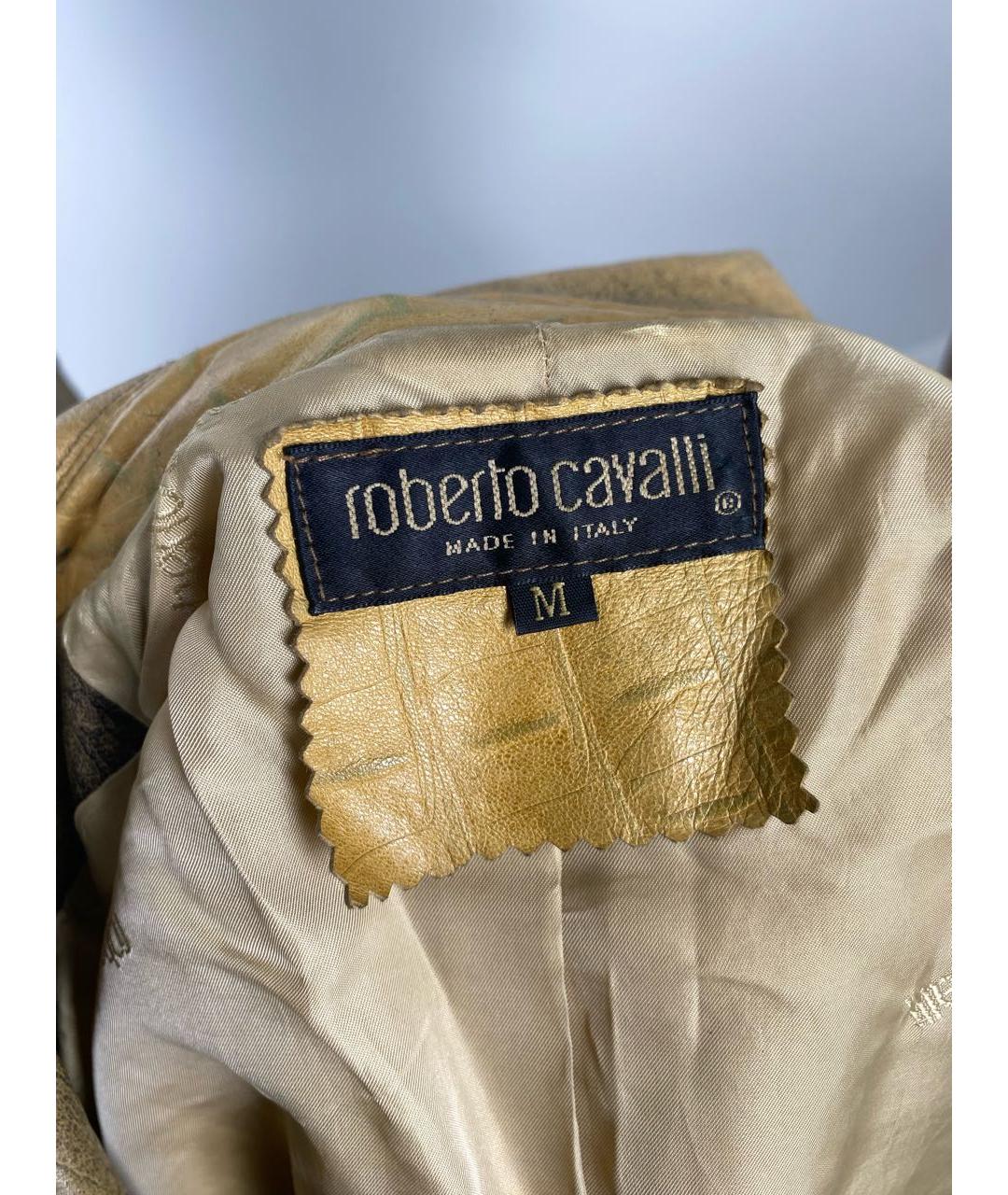 ROBERTO CAVALLI Мульти кожаный костюм с юбками, фото 5