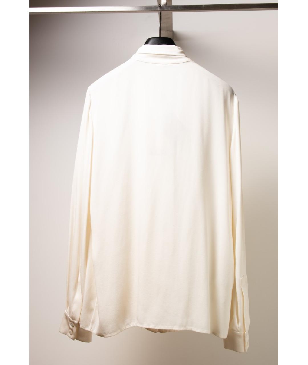 FENDI Белая шелковая блузы, фото 2