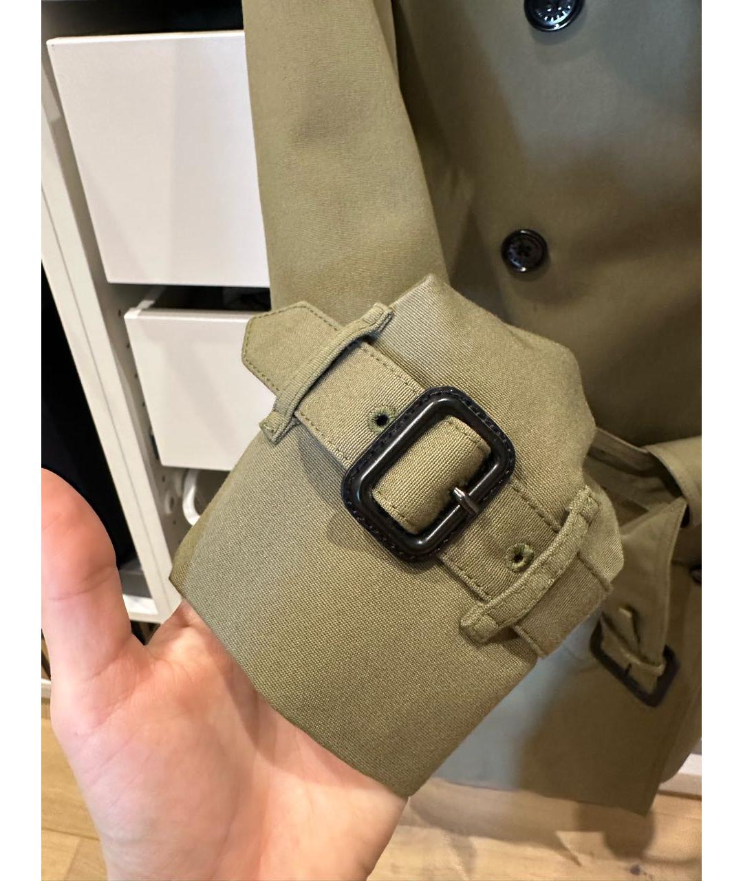 BURBERRY Хаки тренч/плащ, фото 7