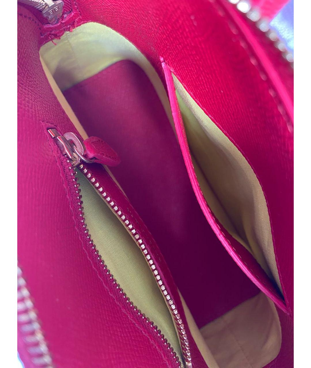 BALENCIAGA Красная кожаная сумка с короткими ручками, фото 8