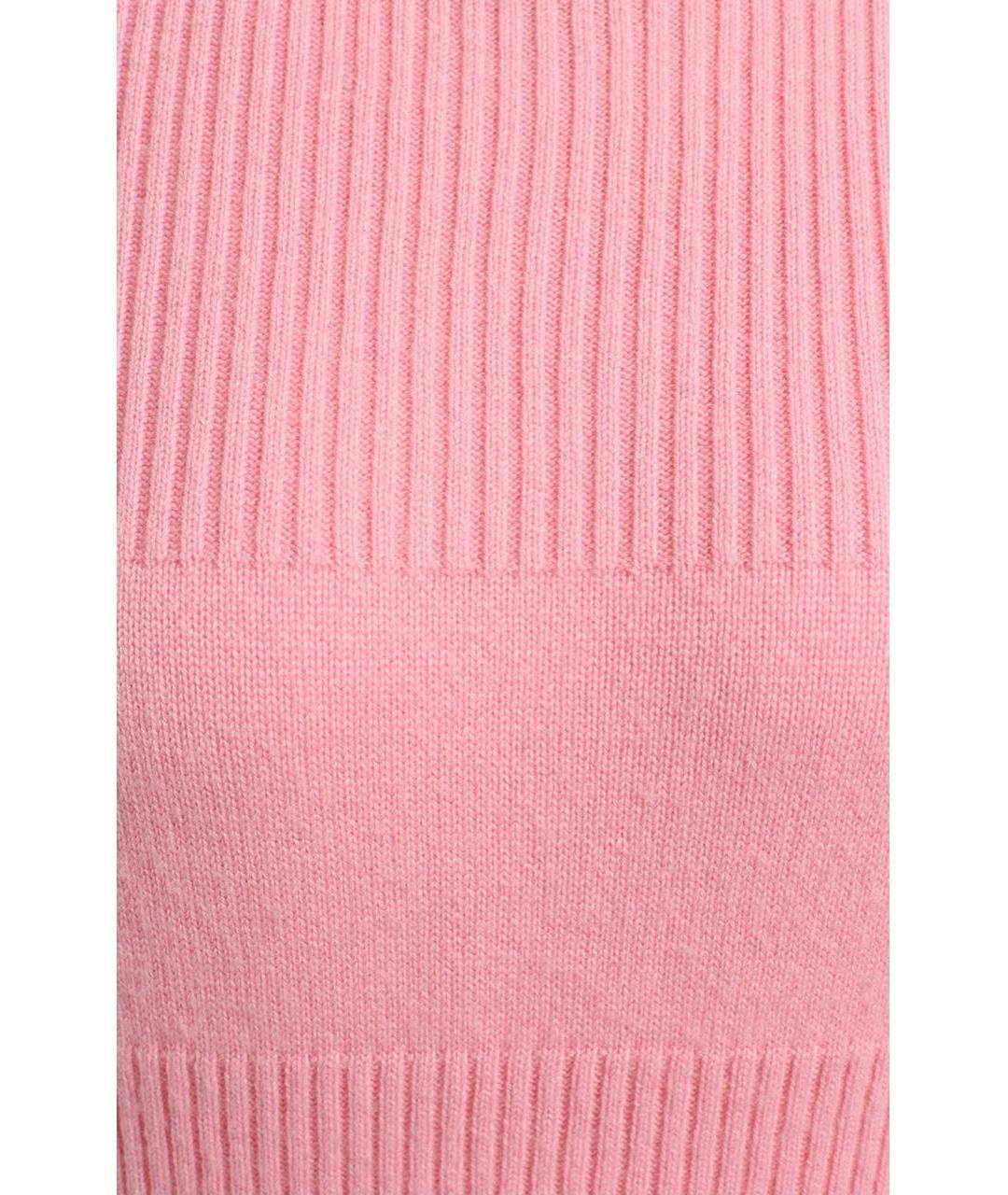 HERMES PRE-OWNED Розовый кашемировый джемпер / свитер, фото 3