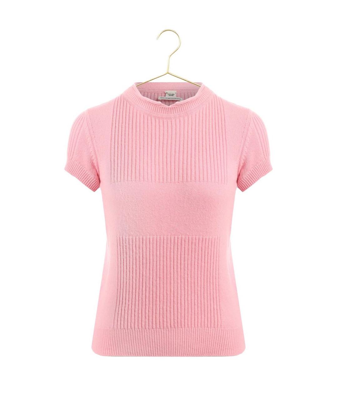HERMES PRE-OWNED Розовый кашемировый джемпер / свитер, фото 4