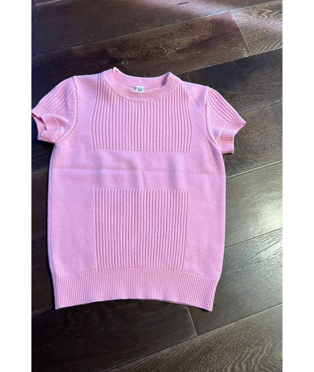 HERMES PRE-OWNED Розовый кашемировый джемпер / свитер, фото 5