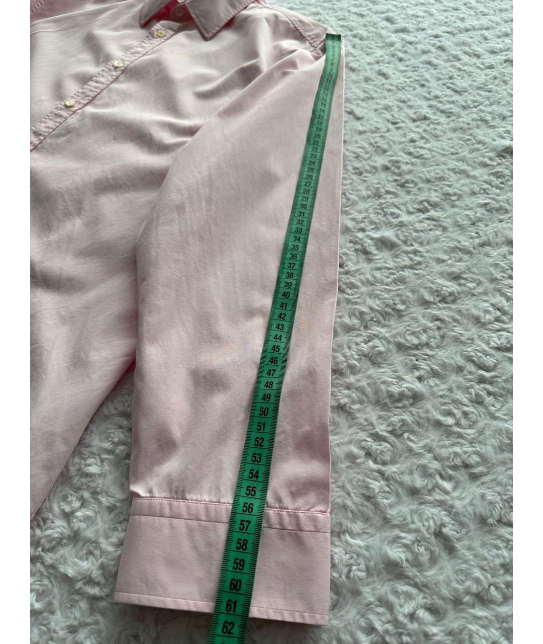 GUCCI Розовая хлопковая классическая рубашка, фото 6