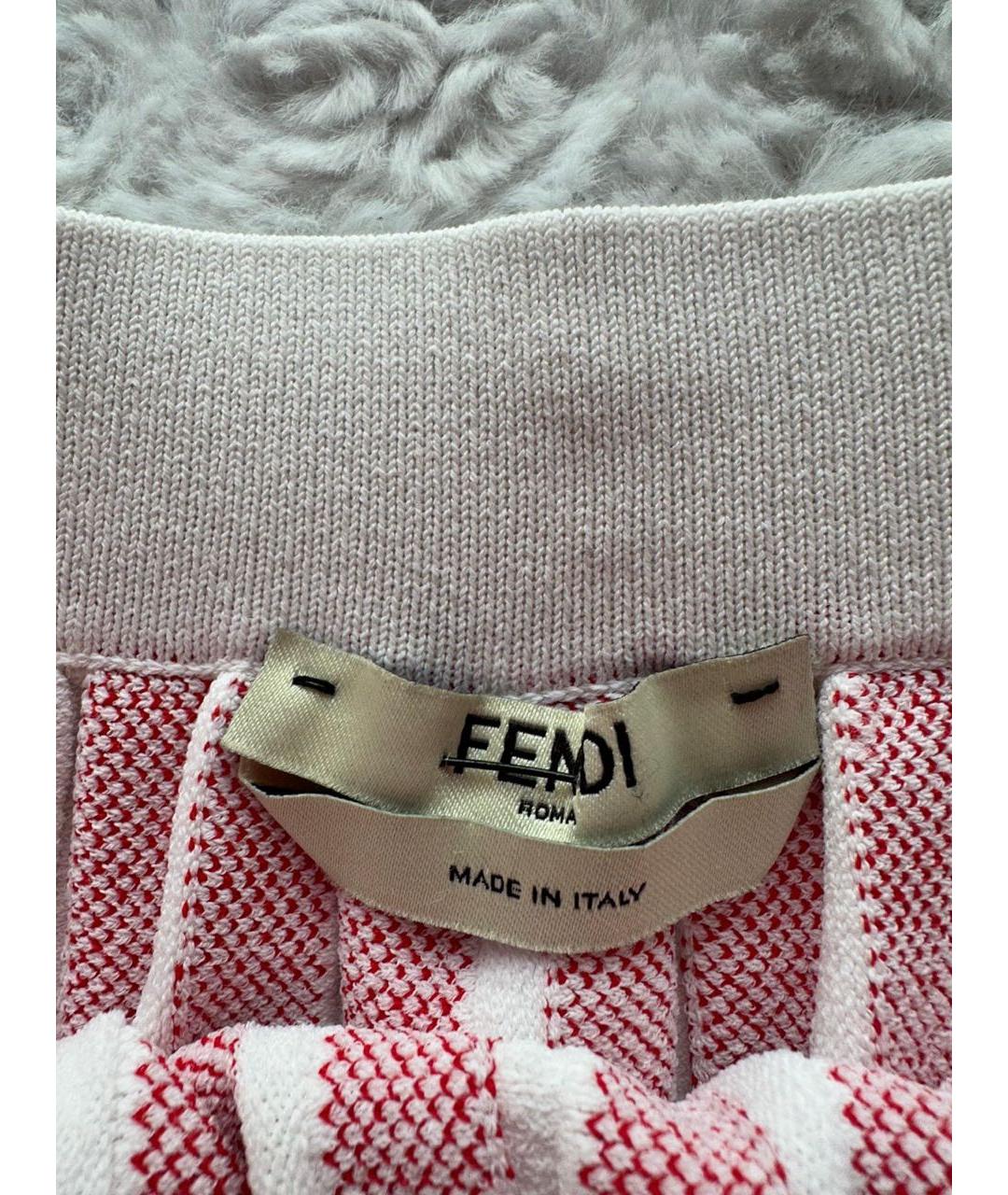 FENDI Мульти вискозная юбка миди, фото 7