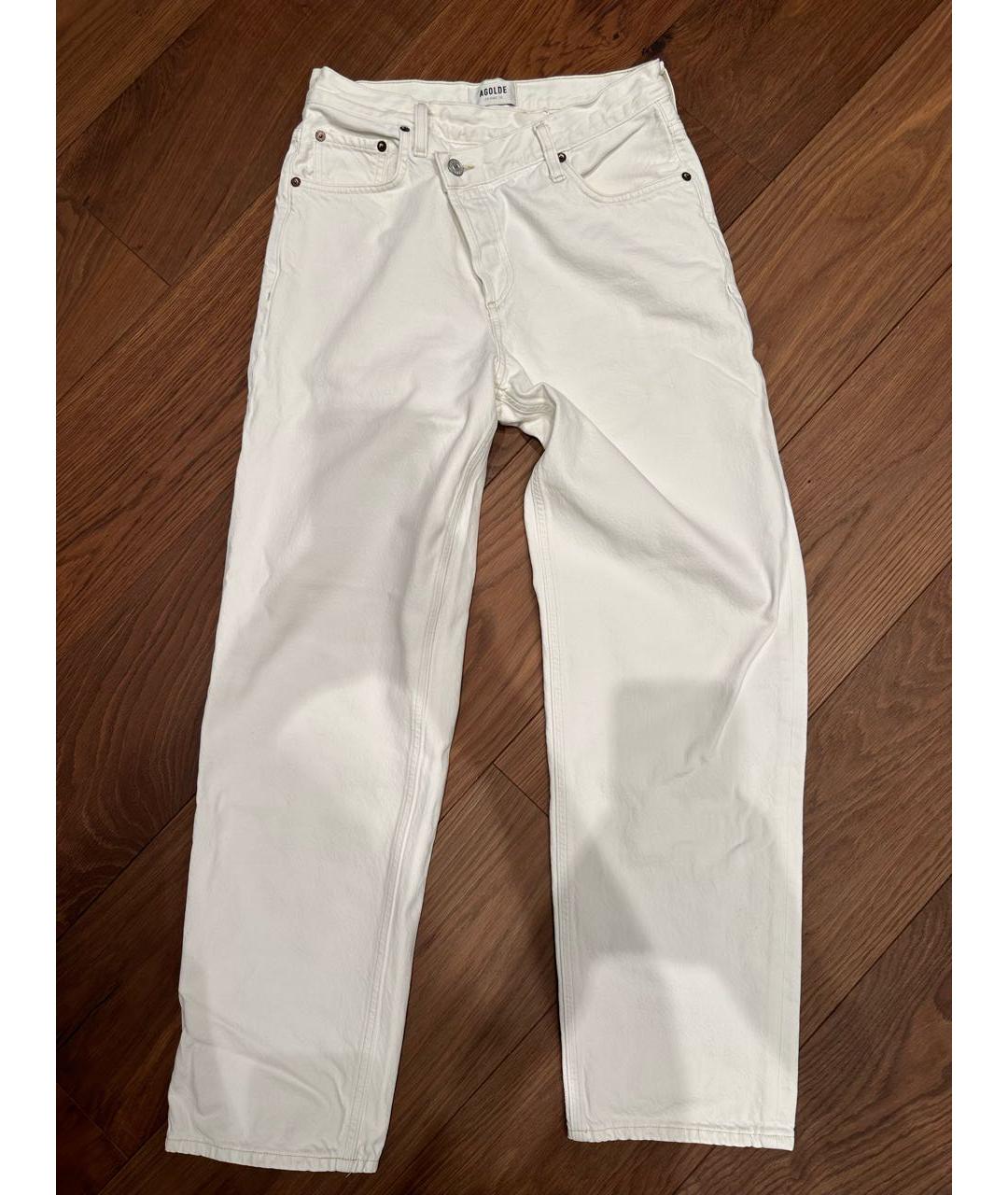 AGOLDE Белые прямые джинсы, фото 6