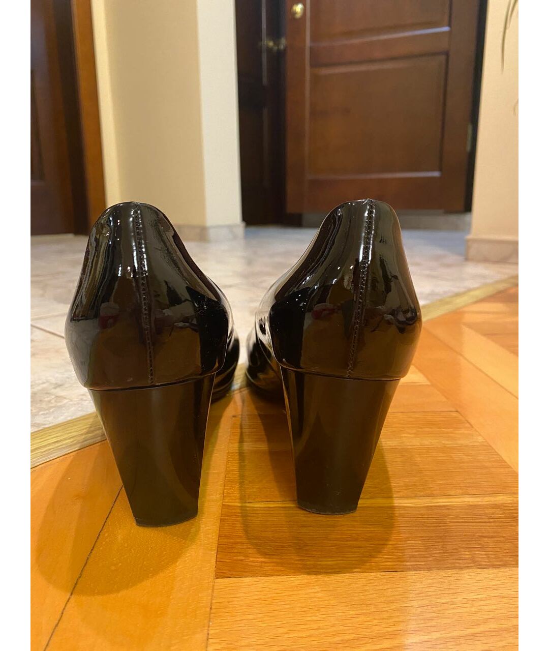 HOGL Черные туфли из лакированной кожи, фото 4