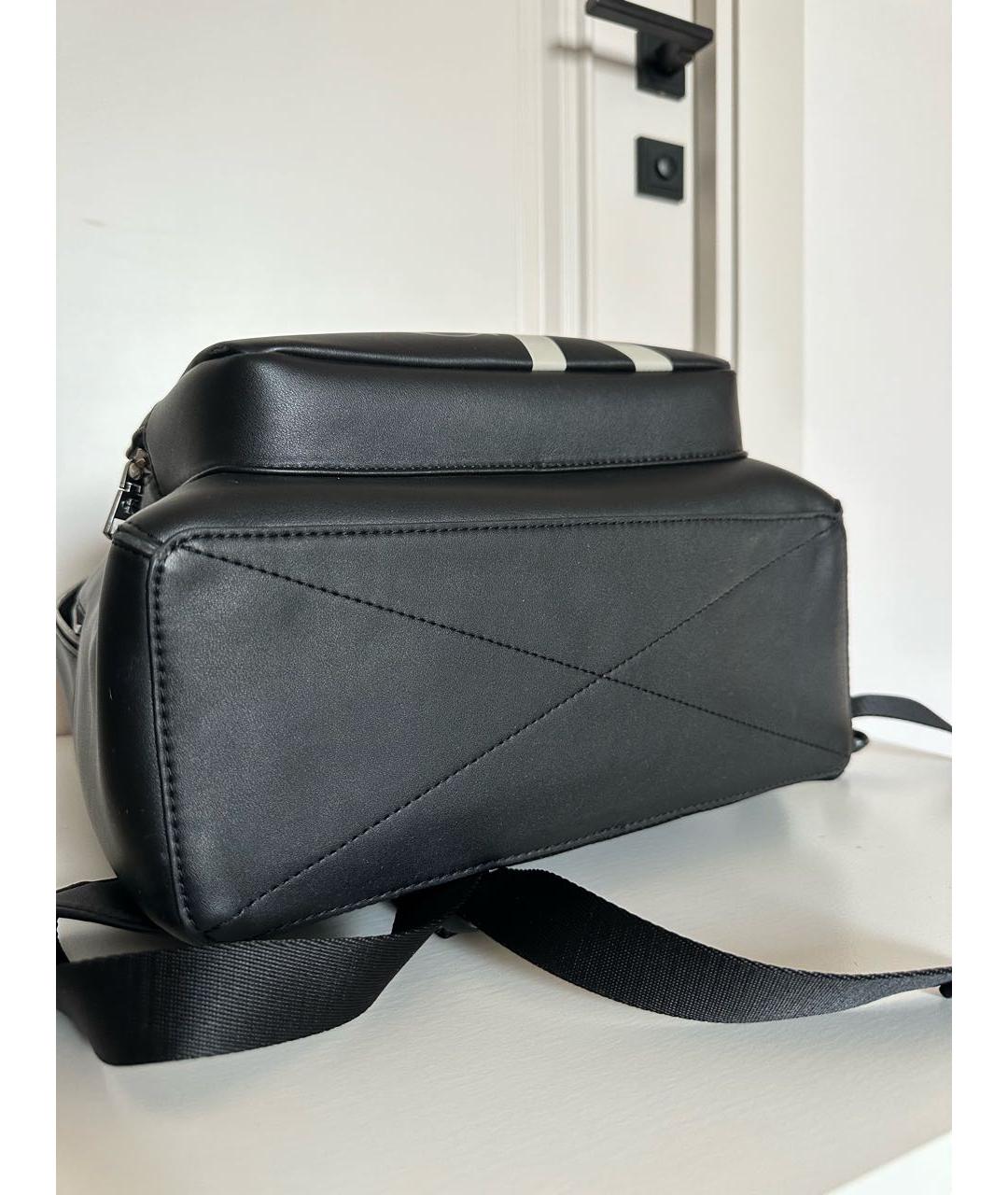 CALVIN KLEIN Черный рюкзак из искусственной кожи, фото 5