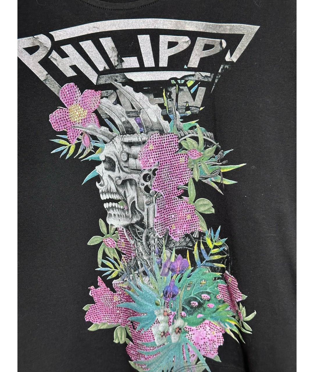 PHILIPP PLEIN Черная футболка, фото 2